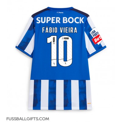 Porto Fabio Vieira #10 Fußballbekleidung Heimtrikot 2024-25 Kurzarm Porto Fabio Vieira #10 Fußballbekleidung Heimtrikot 2024-25 Kurzarm